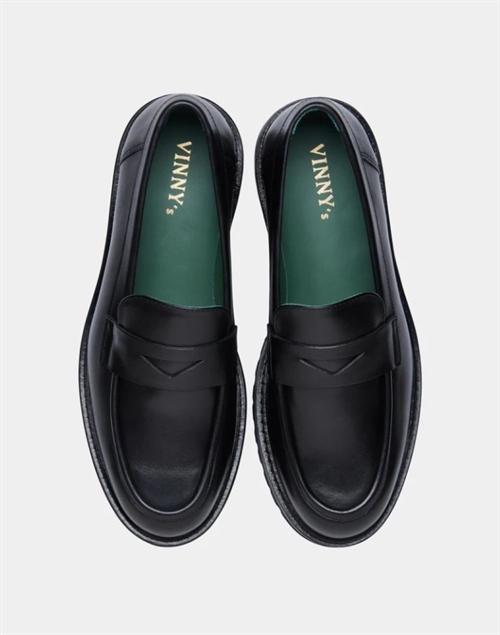 VINNY'S TOWNEE PENNY LOAFER SVART